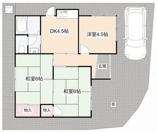 大阪府高槻市西面中2【一戸建】の間取り