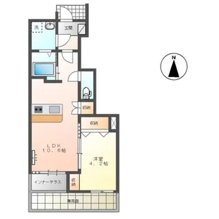 埼玉県羽生市大字上新郷【アパート】の間取り