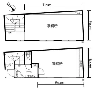 大阪府大阪市西淀川区柏里1【一戸建】の間取り