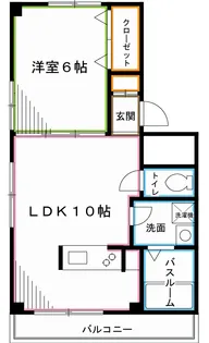 東京都杉並区荻窪1【マンション】の間取り