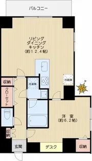 グランレスト文京茗荷谷【5階】の間取り