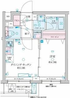 GENOVIA京成立石V【3階】の間取り