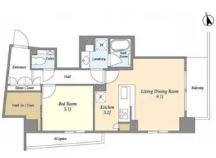 スタイリオ品川大井パークフロント【7階】の間取り