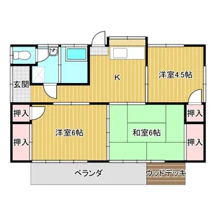 熊本県八代市松崎町【一戸建】の間取り