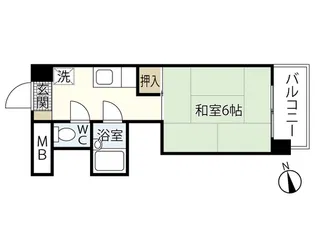 ピアーチェ住吉【3階】の間取り