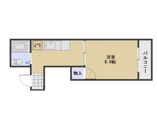 サンジェルマン中納言【6階】の間取り