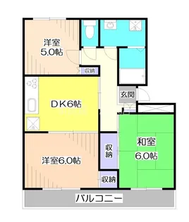 埼玉県朝霞市根岸台1【マンション】の間取り