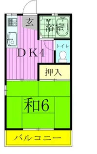 メゾンド・イナガキ【2階】の間取り