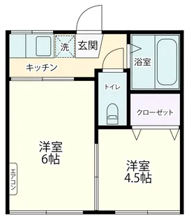 藤和ハイツ【2階】の間取り