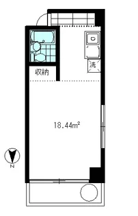 マンション神楽坂【8階】の間取り