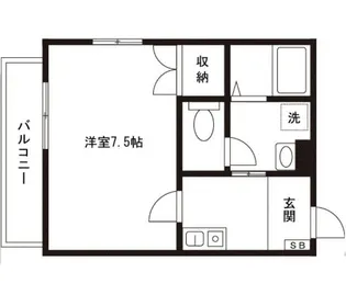 サンテラス南麻布【1階】の間取り