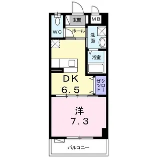 Hanaティアラy・m【2階】の間取り