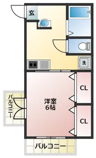 コーポアンドウ【2階】の間取り