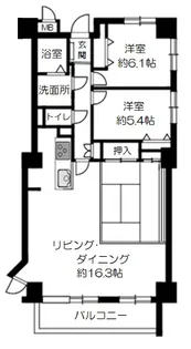 ライフプラザ熊谷【1階】の間取り