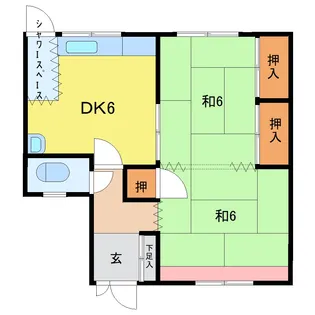 ペディコート福井鯖江【3階】の間取り