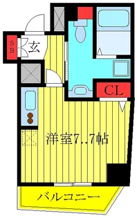 SUN CRESC【8階】の間取り