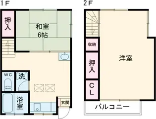 東京都江戸川区本一色3【一戸建】の間取り