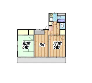 堀江マンション【4階】の間取り