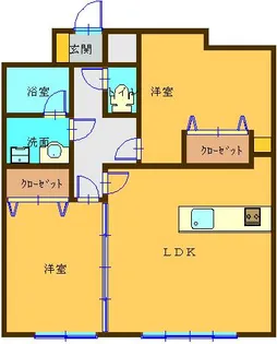 コローレ アルコ【3階】の間取り