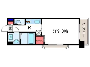 Vent Bonheur【9階】の間取り