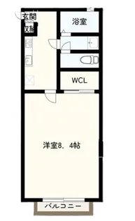 アルファクレス【1階】の間取り