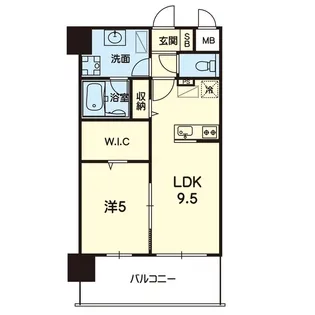 mon reve光の森【8階】の間取り