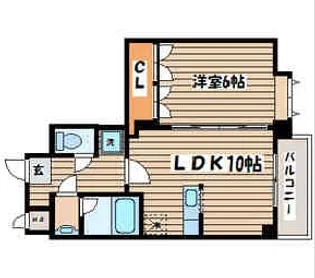 コージーコートこもれび館【5階】の間取り