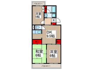 エスポワール草加【3階】の間取り