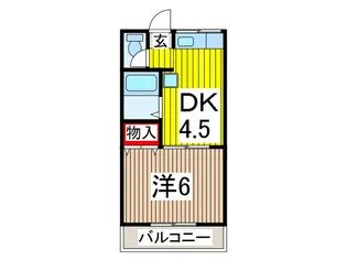 第3丸三マンション【2階】の間取り