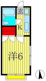 コーポグリーンヒル【2階】の間取り