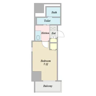 アルテミス平和【5階】の間取り