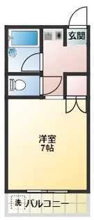 第一コーポ川島【1階】の間取り