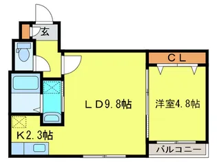 La.Diva【2階】の間取り