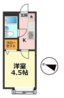 ピアフェニックス【2階】の間取り