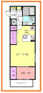 フォルテ市ヶ尾【1階】の間取り