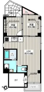 エクラ東大前【5階】の間取り