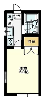 国立ウエストA【1階】の間取り