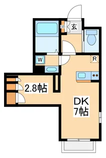 ZEN白糸台【1階】の間取り