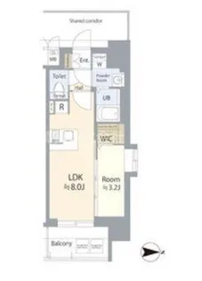 エスリード大曽根アヴェール【12階】の間取り