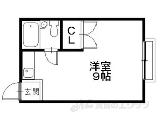 城陽ハイツ【1階】の間取り