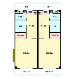 プリメーラ壱番館【2階】の間取り