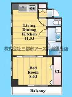 中村ビル【4階】の間取り