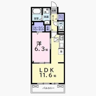 グレースコート10【1階】の間取り