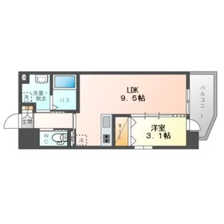 Luxe門真II【11階】の間取り