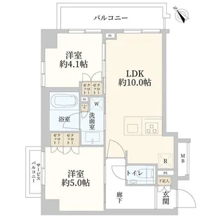 ルジェンテ幡ケ谷【3階】の間取り