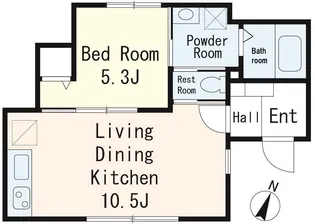 ピッコロ白山【3階】の間取り