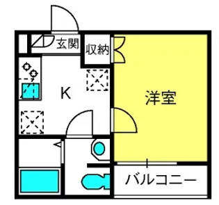 Groei浦和神明【1階】の間取り
