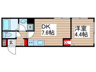 ARS幕張【1階】の間取り