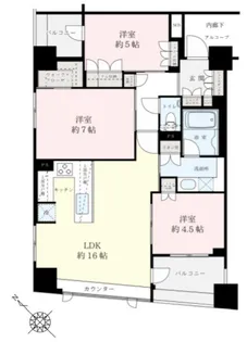 日本橋ヴォアール【11階】の間取り