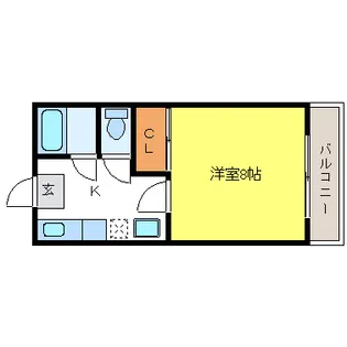 パインズフラット【1階】の間取り